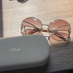 CHLOE ROUND SUNGLASSES style number CE124S 043 60 18 135